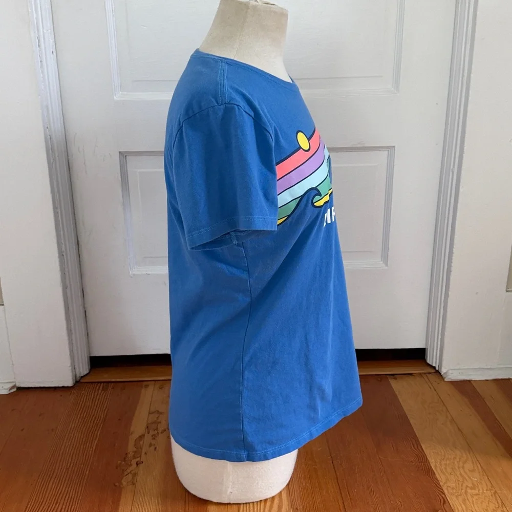 Life Is Good‎ Blue Waves Short Sleeve Tee Shirt Medium